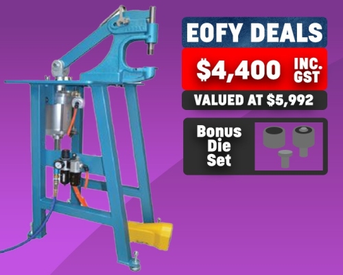 Paskal Eyelet Kick Press - Pneumatic EOFY Deals