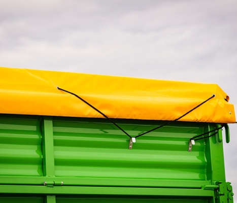 PK680 High Gloss Ripstop PVC Fabric Truck Tarp