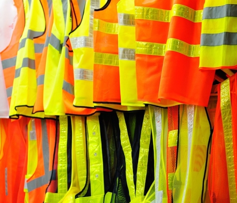 Safety Vest with Reflective Tape